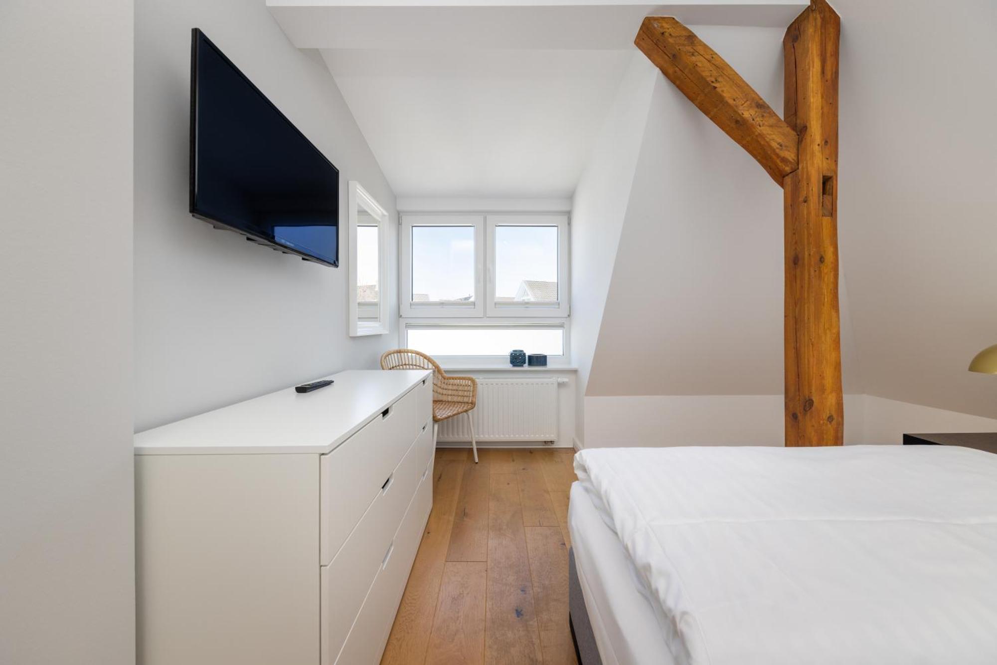 רוסטוק Ferienwohnung Strom Ahoi - Premium - Modern - Inkl Stellplatz - 200M Zum Alten Strom - Wasserblick מראה חיצוני תמונה